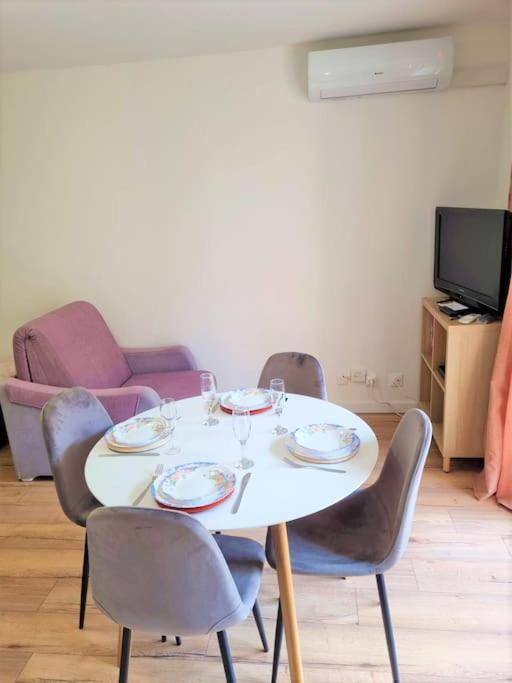Studio Nice, Avenue Des Fleurs, Climatise Apartamento Exterior foto